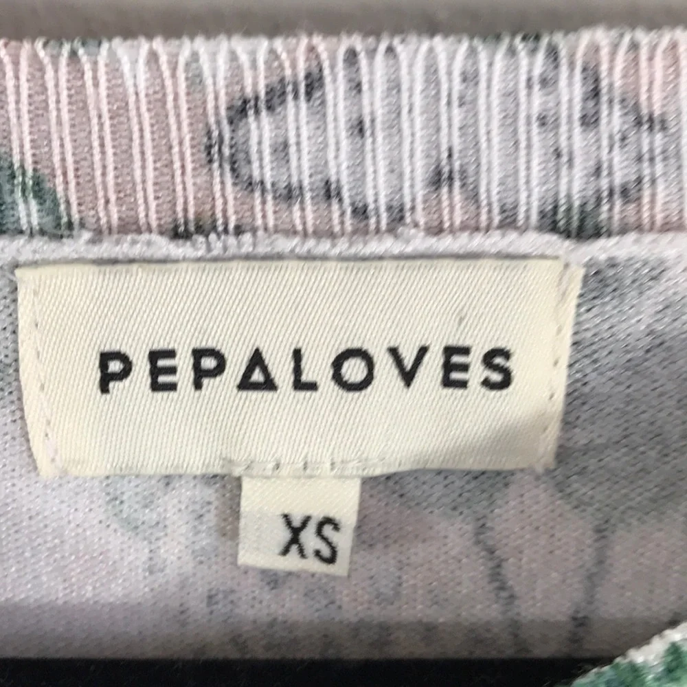 PEPALOVES FELINE PRINTED SWEATER TEE XS - Picture 5 of 9